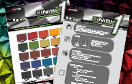 Finish 1™ Factory Packaged Color Card